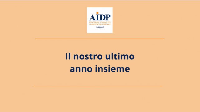 AIDP CAMPANIA - il nostro ultimo anno insieme