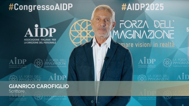 CONGRESSO 2025 | Intervista a Gianrico Carofiglio