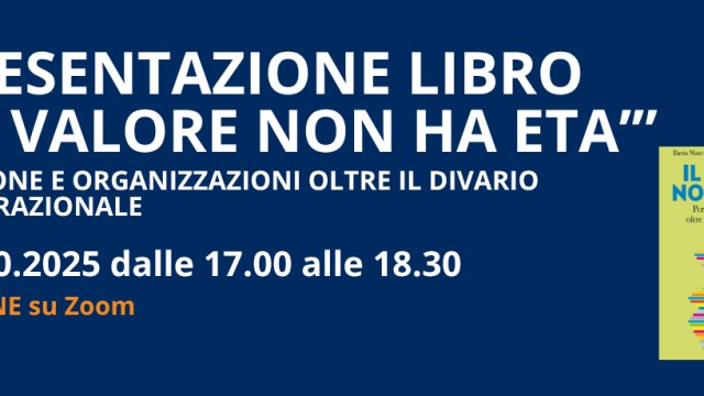 Presentazione del libro "Il valore non ha et&agrave;''